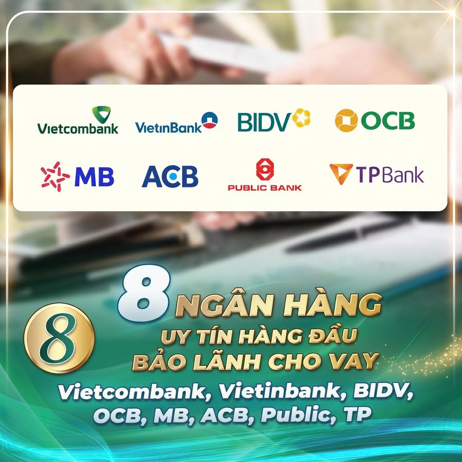 8 ngân hàng bảo lãnh và cho vay